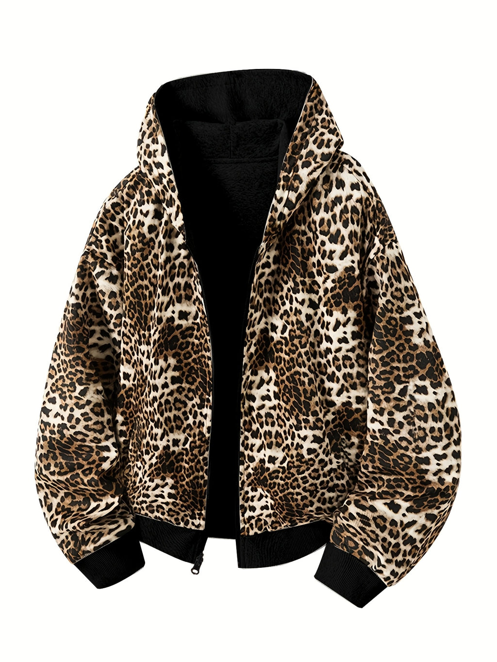 Phantom Leopard Zip Hoodie
