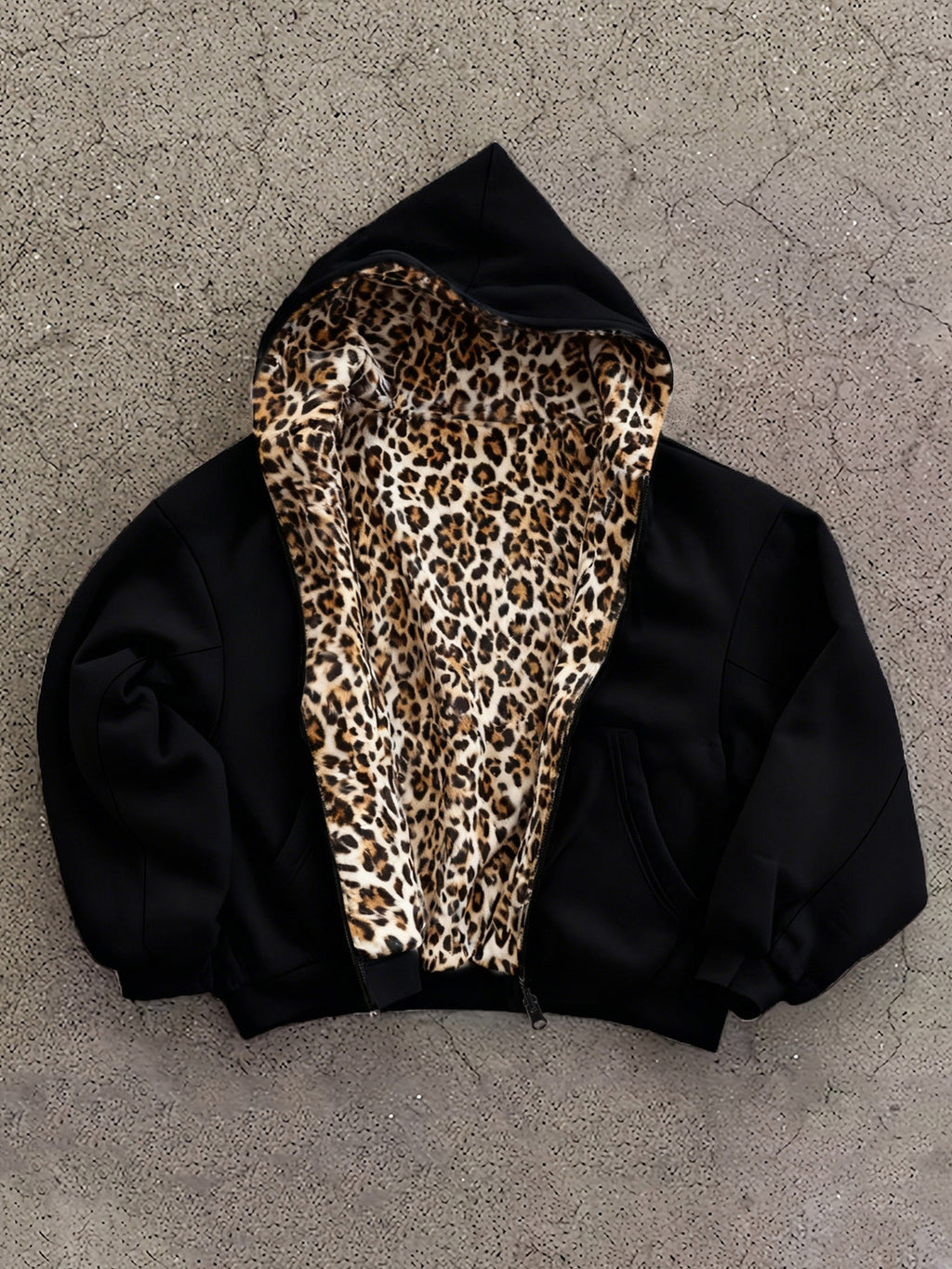 Phantom Leopard Zip Hoodie