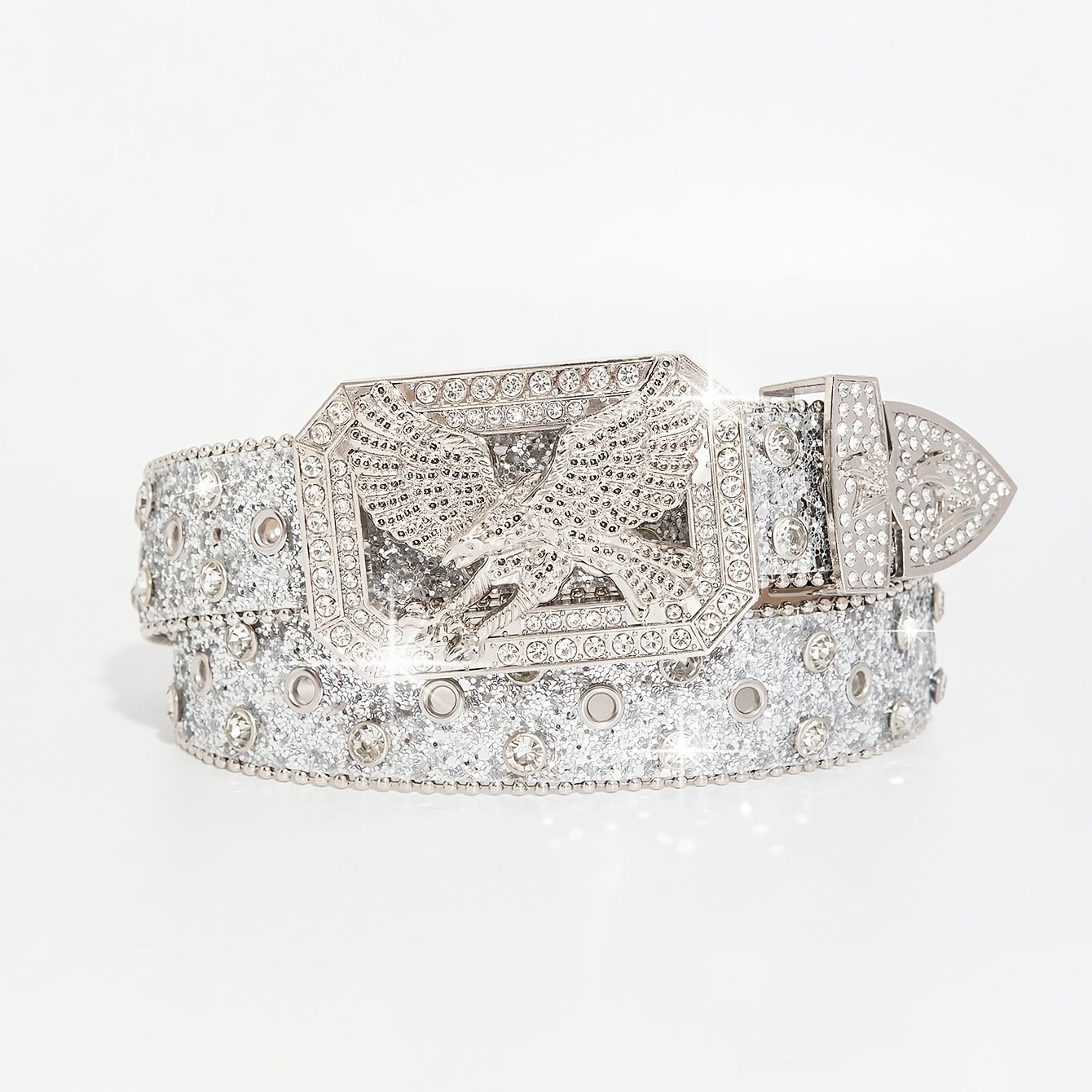 Nox Rhinestone Belt Buckle