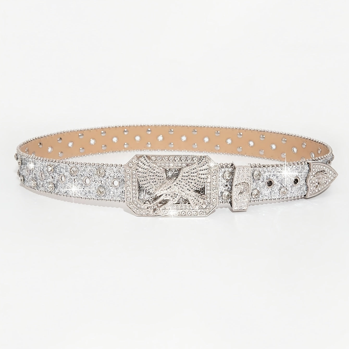 Nox Rhinestone Belt Buckle